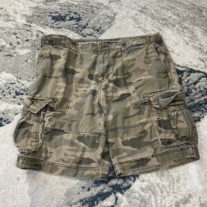 Mossimo Y2K Supply Co Cargo Shorts Sz 40 Camouflage Cotton Summer Hiking READ
